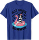 Hot Ghoul Summer Funny Witch Gothic Spooky Retro Halloween T-Shirt - T-Shirt | Royal