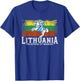 Lithuanian Flag White Knight Symbols Of Lithuania Patriotic T-Shirt - T-Shirt | Royal