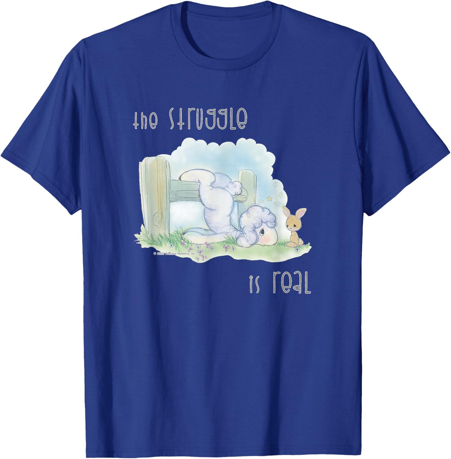 Precious Moments The Struggle Is Real T-Shirt - T-Shirt | Royal