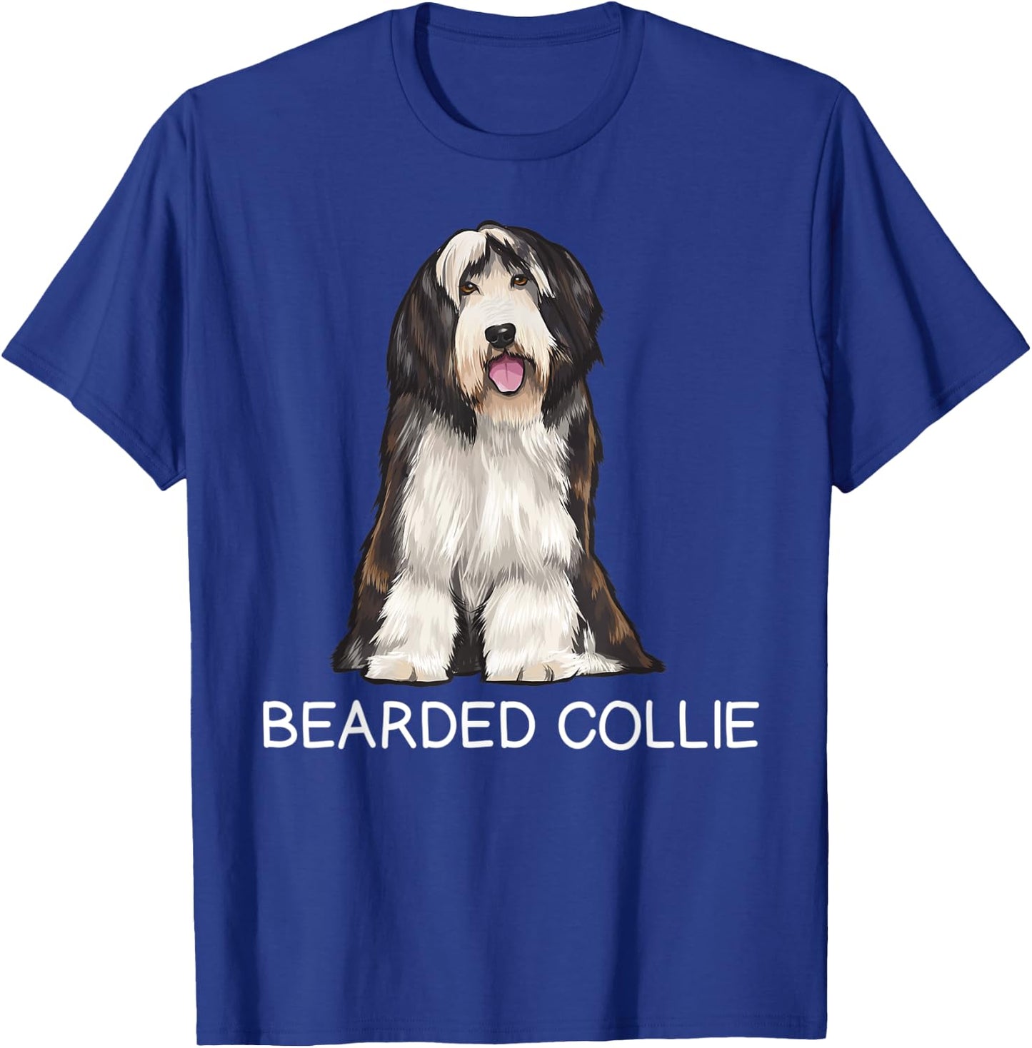 Bearded Collie Crazy Dog Lover T-Shirt - T-Shirt | Royal
