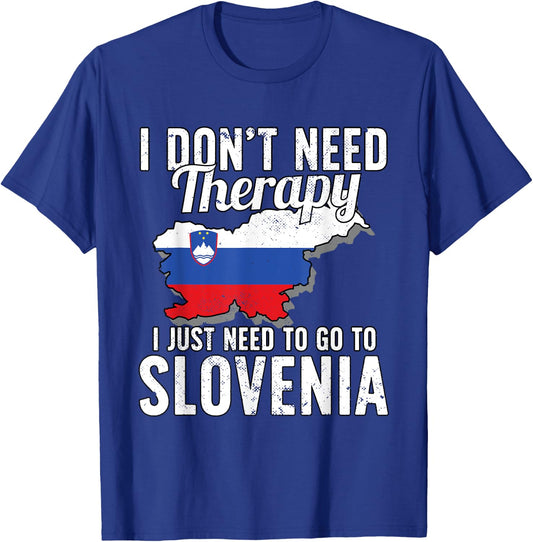 Slovenian Flag I Slovenia Flag I Vacation Slovenia T-Shirt - T-Shirt | Royal