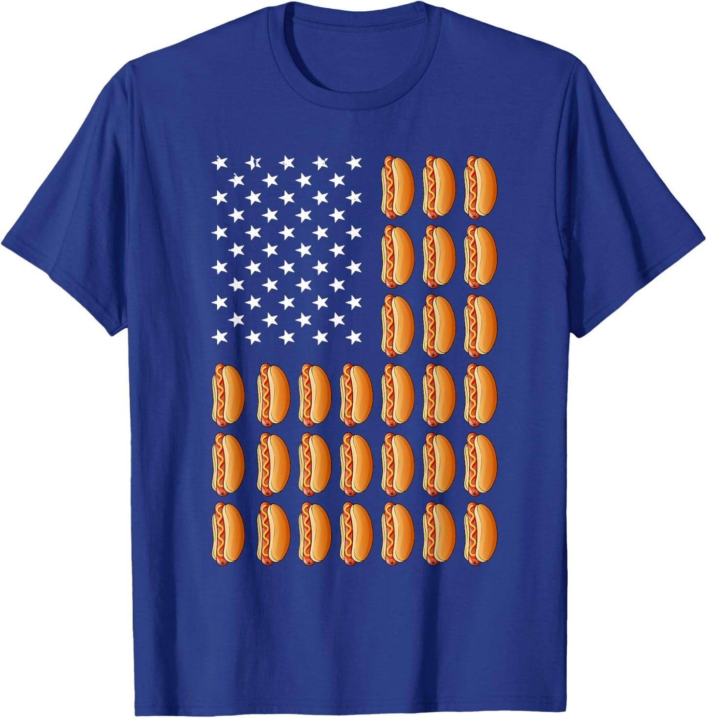 Funny Hot Dog Art Women Kids Food Hotdog Lovers T-Shirt - T-Shirt | Royal