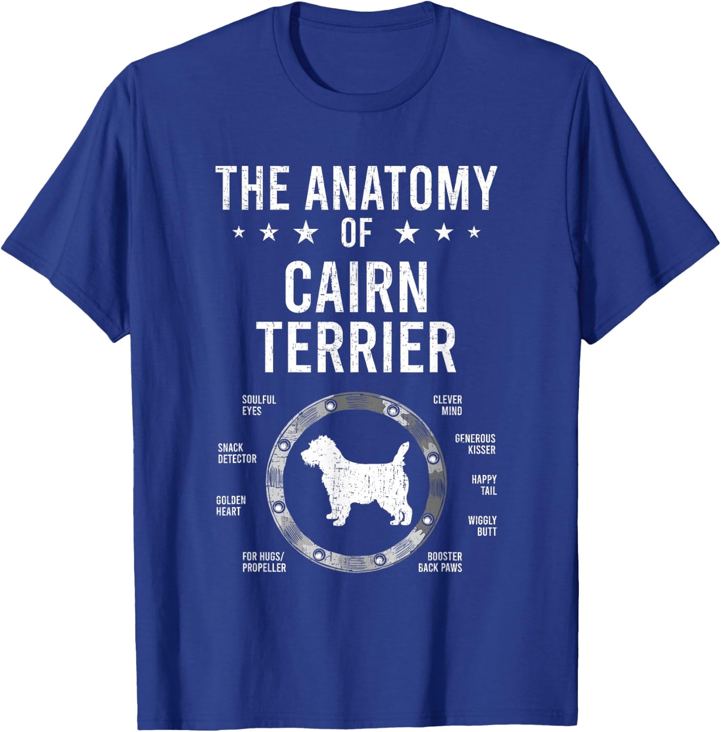 Anatomy of Cairn Terrier Dog Lover T-Shirt - T-Shirt | Royal