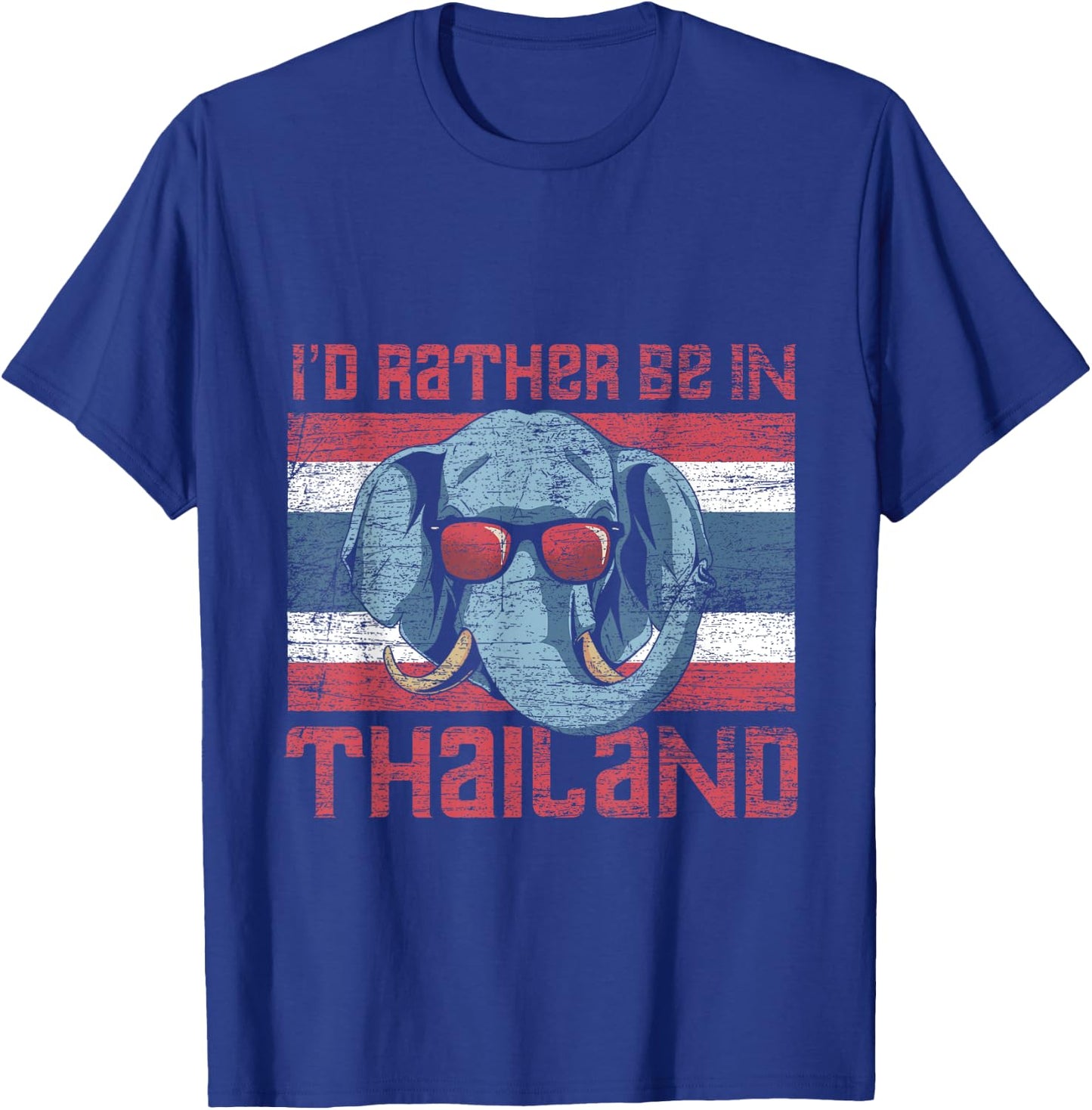 Id Rather Be In Thailand T-Shirt - T-Shirt | Royal