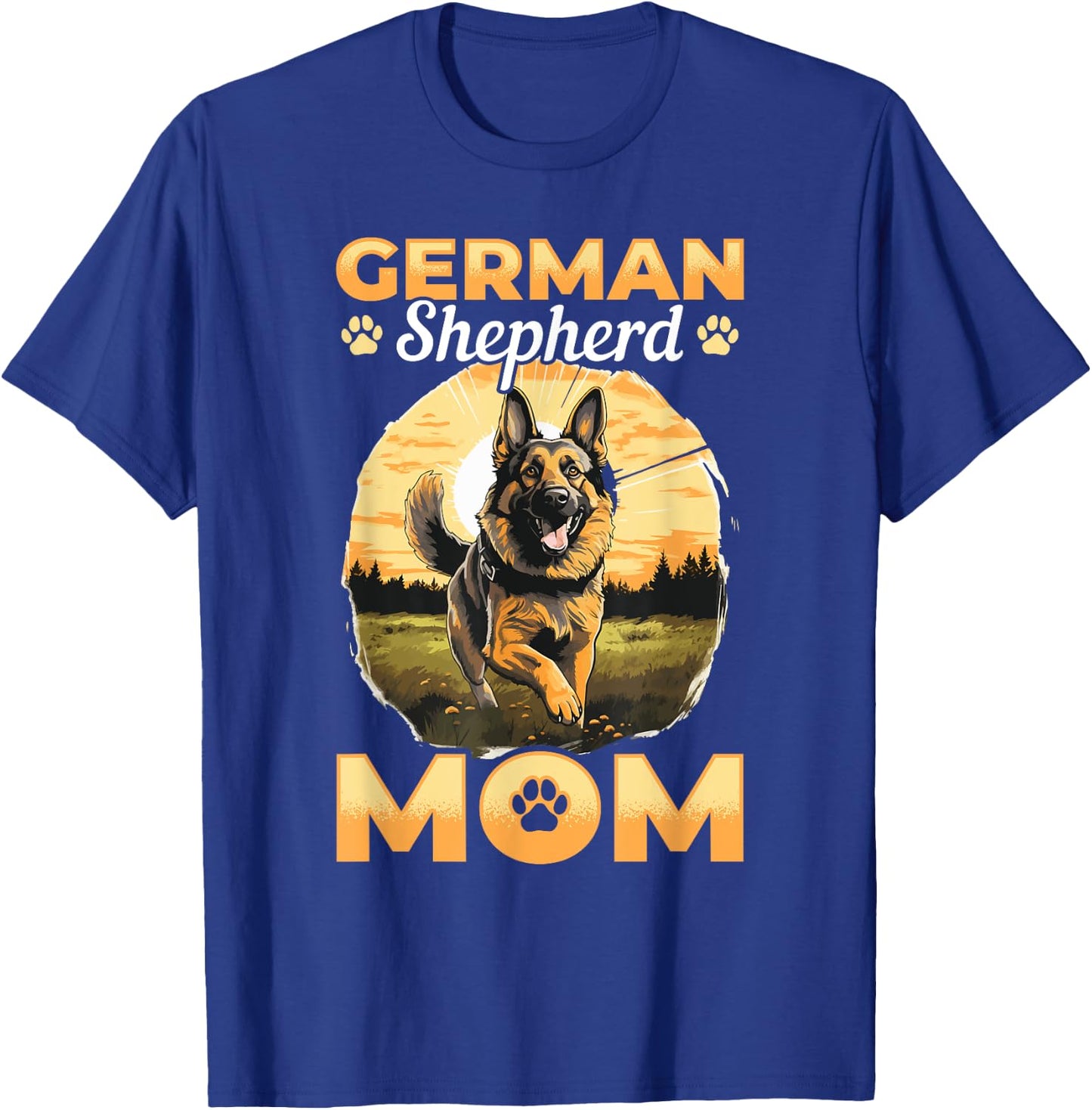 German Shepherd Dog Breed German Shepherd Mom T-Shirt - T-Shirt | Royal