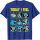 DC Comics Batman Today I Feel Emotional Box Up T-Shirt - T-Shirt | Royal
