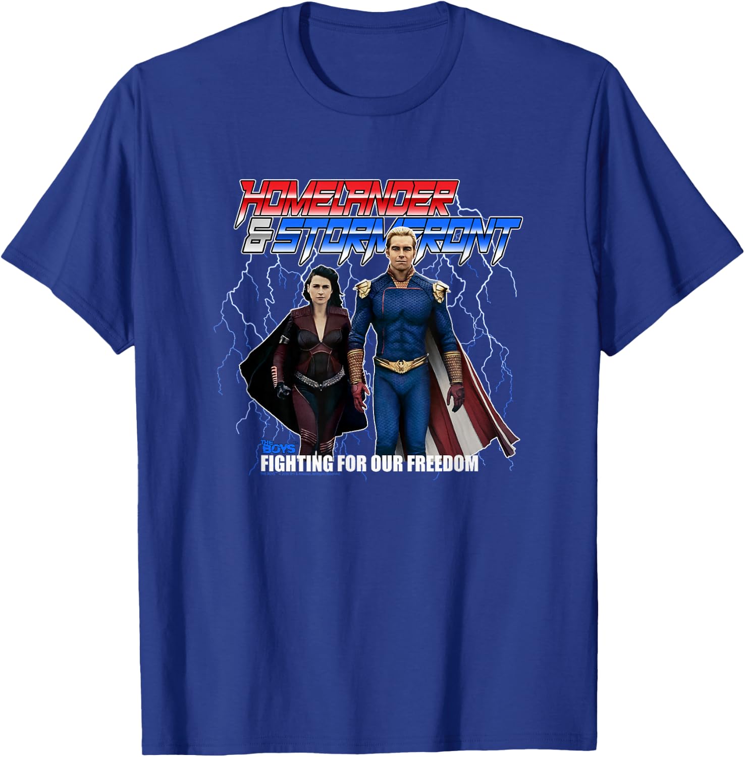 The Boys Homelander & Stormfront T-Shirt - T-Shirt | Royal