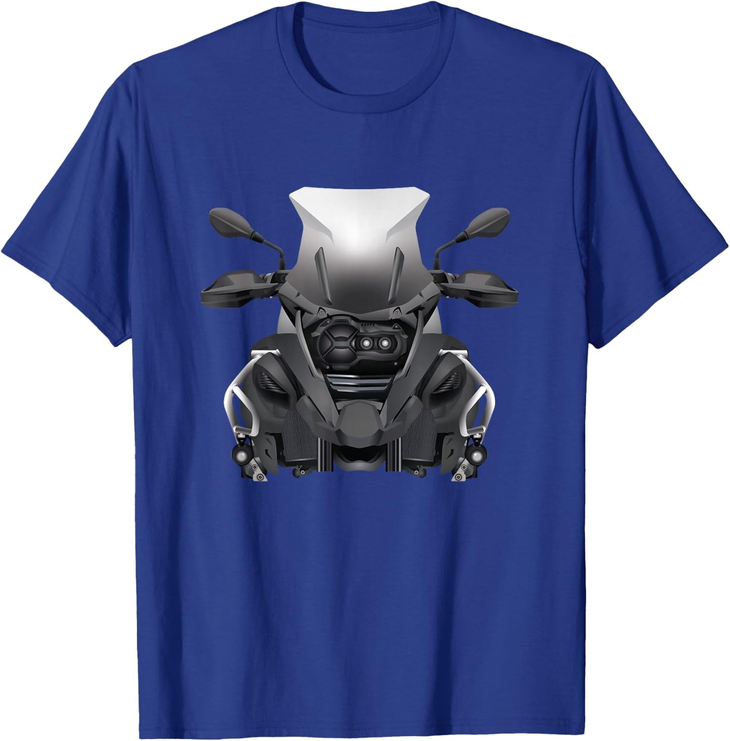 Enduro Motorcycle Desings R1200GS Enduro Motorcycle GS - Men's Black Short Sleeve Classic Fit - Motorcycle Themed - Size Small T-Shirt - T-Shirt | Royal