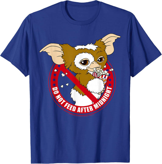 Gremlins Gizmo Do Not Feed After Midnight Small T-Shirt - T-Shirt | Royal