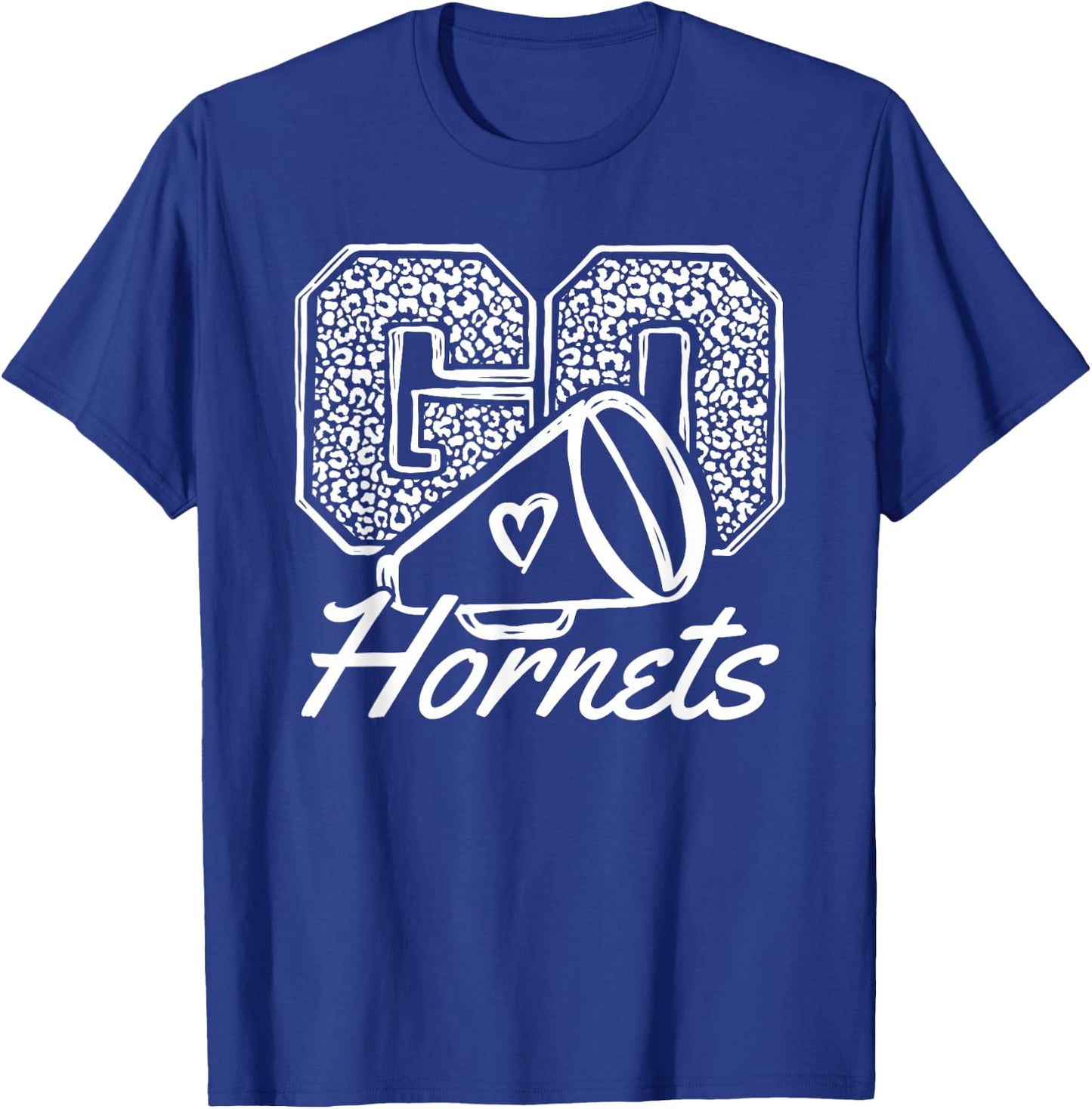 Go Cheer Hornets Sports Name Gifts Men Women Boy Girl T-Shirt - T-Shirt | Royal