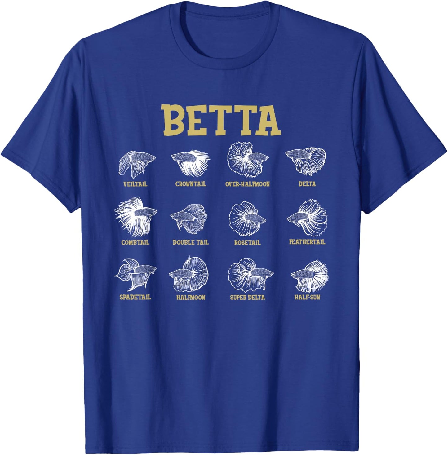 Siamese Fighting Fish Lover Aquarium Keeper Betta Fish T-Shirt - T-Shirt | Royal