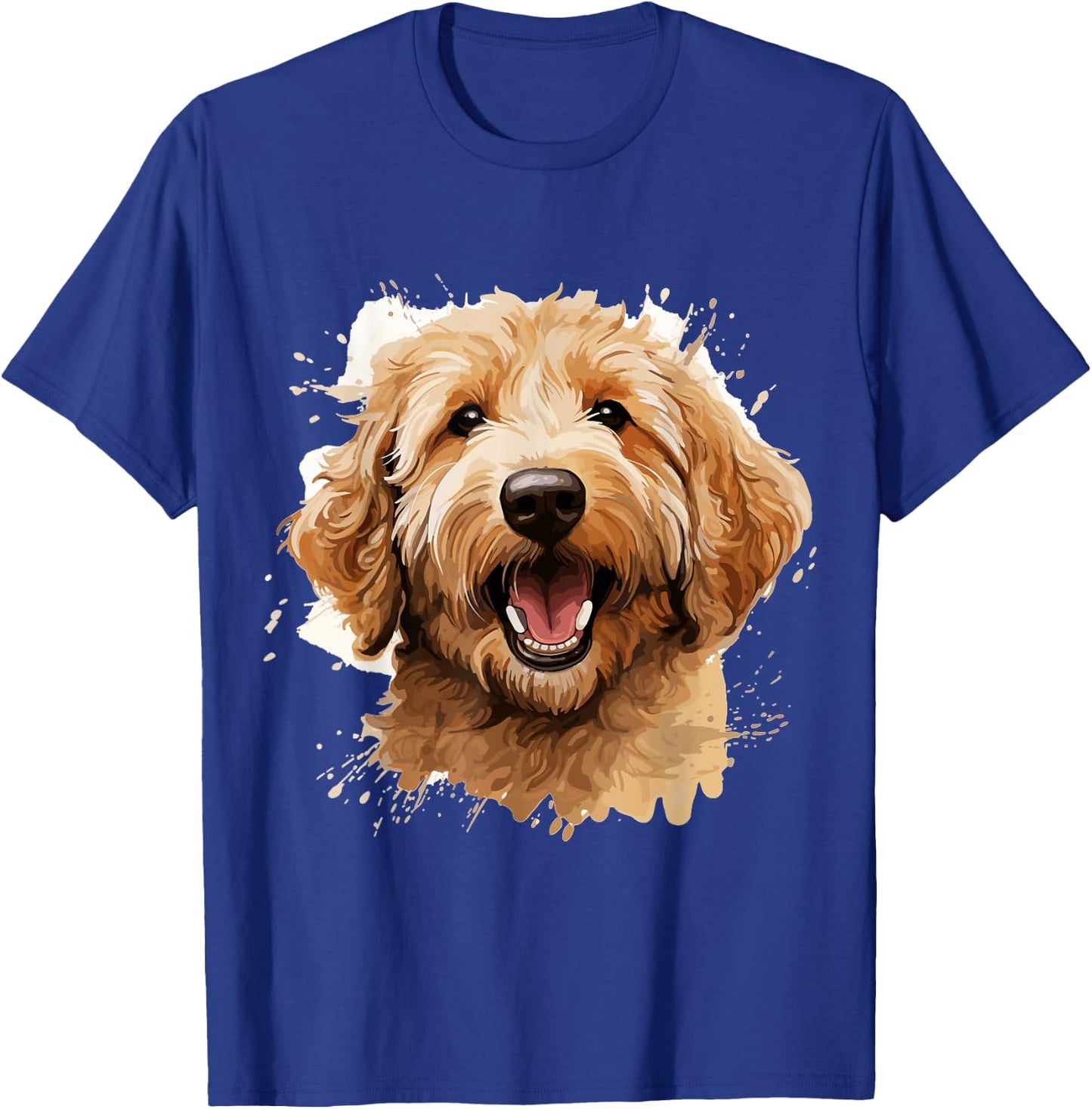 Goldendoodle Dog Breed Pet Cute Graphic T-Shirt - T-Shirt | Royal