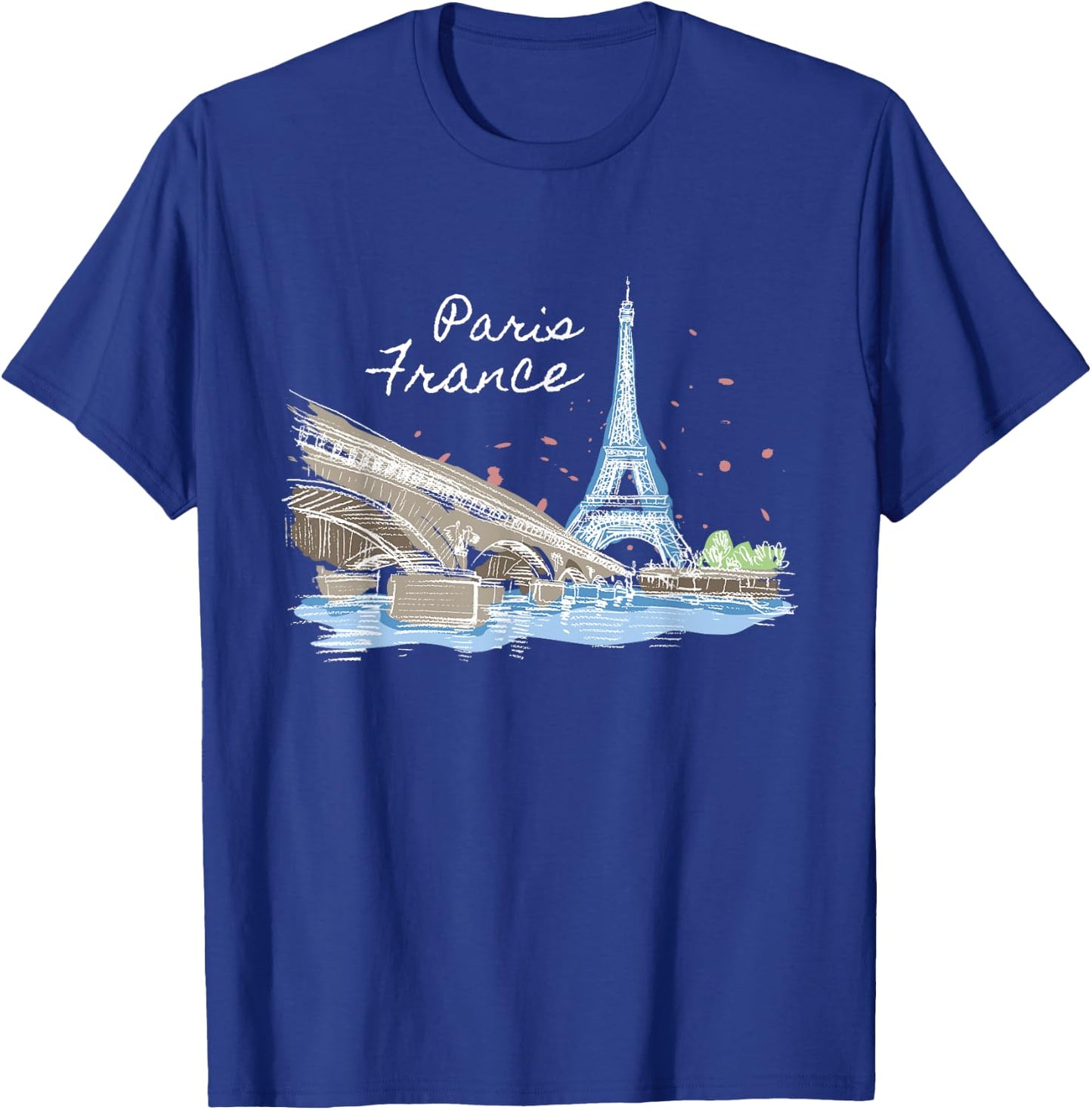 Paris France I Travel Eiffel Tower French French France T-Shirt - T-Shirt | Royal
