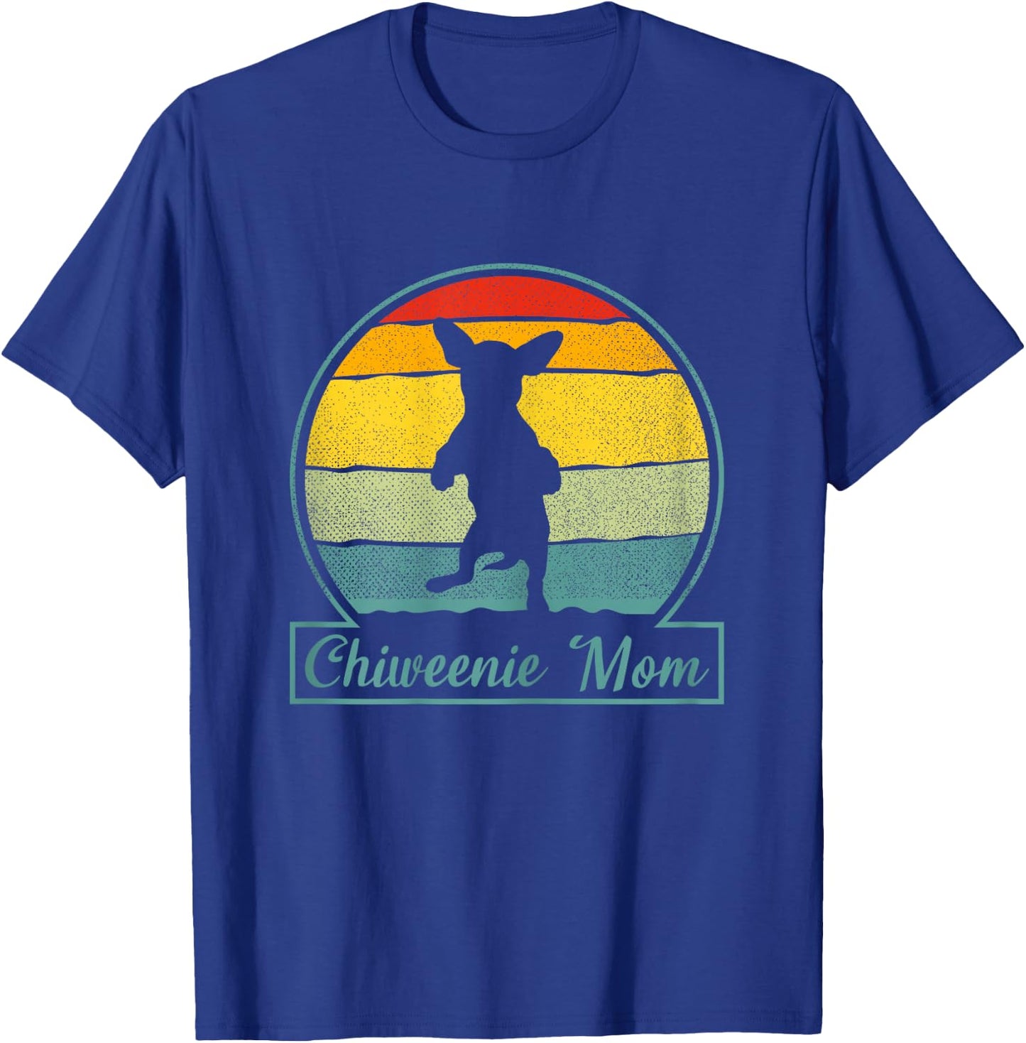 Chiweenie Mom Mama Cute Dog Lovers Dog Owners Women Kids T-Shirt - T-Shirt | Royal