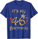 It's My 46th Birthday, 46 Years Old, 46th Birthday Queen T-Shirt - T-Shirt | Royal