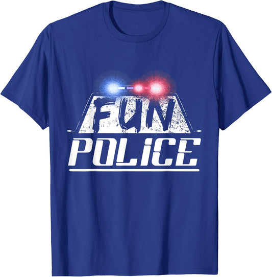 Dance Chaperone Fun Police for Dancing Sheriff State Cop T-Shirt - T-Shirt | Royal