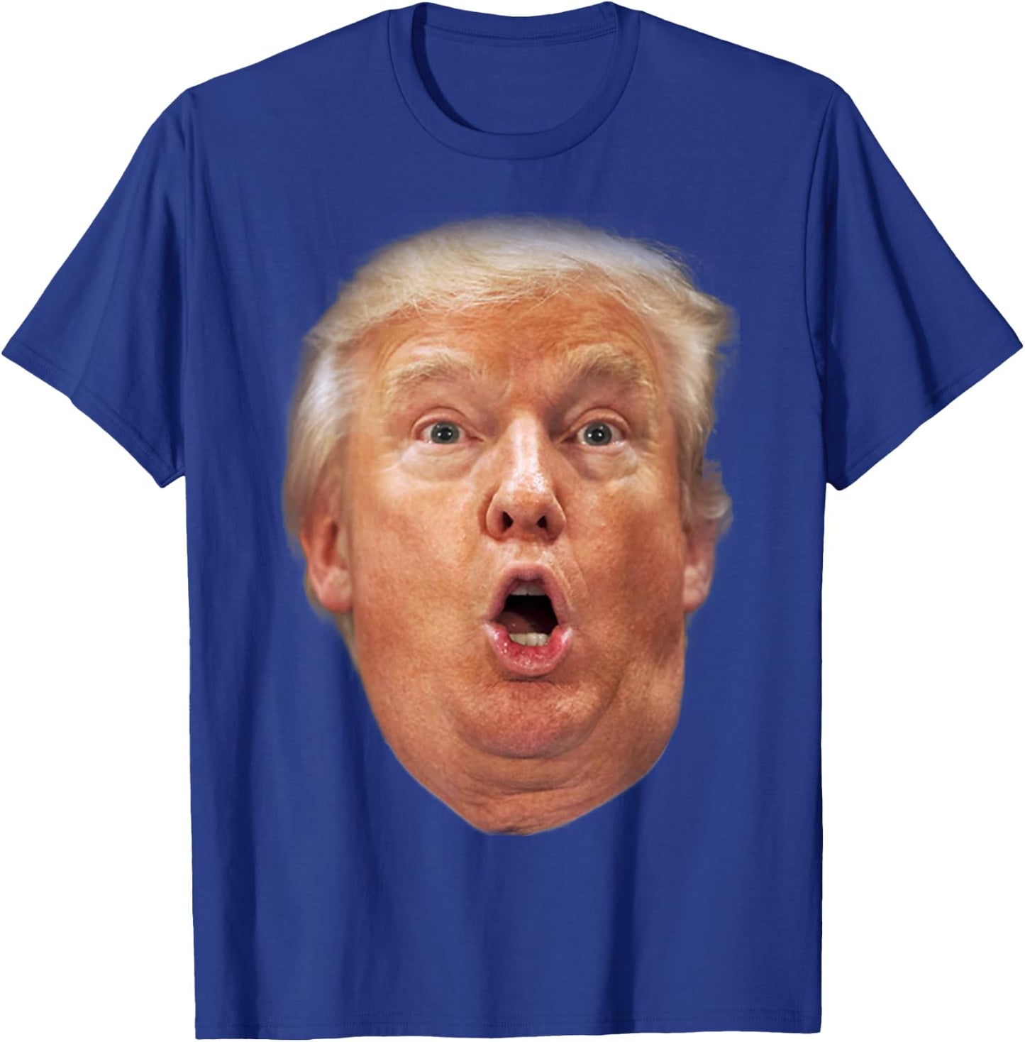 Funny Trump Face Stupid Sarcastic President Donald 2020 Meme T-Shirt - T-Shirt | Royal