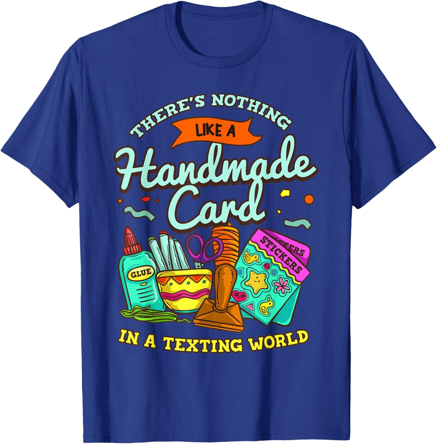 Cardmaking Scrapbooking Gift Crafting Card Crafter T-Shirt - T-Shirt | Royal