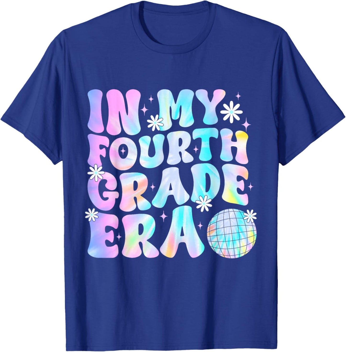 In My Fourth Grade Era Back To School 4th Grade Boys Girls T-Shirt - T-Shirt | Royal