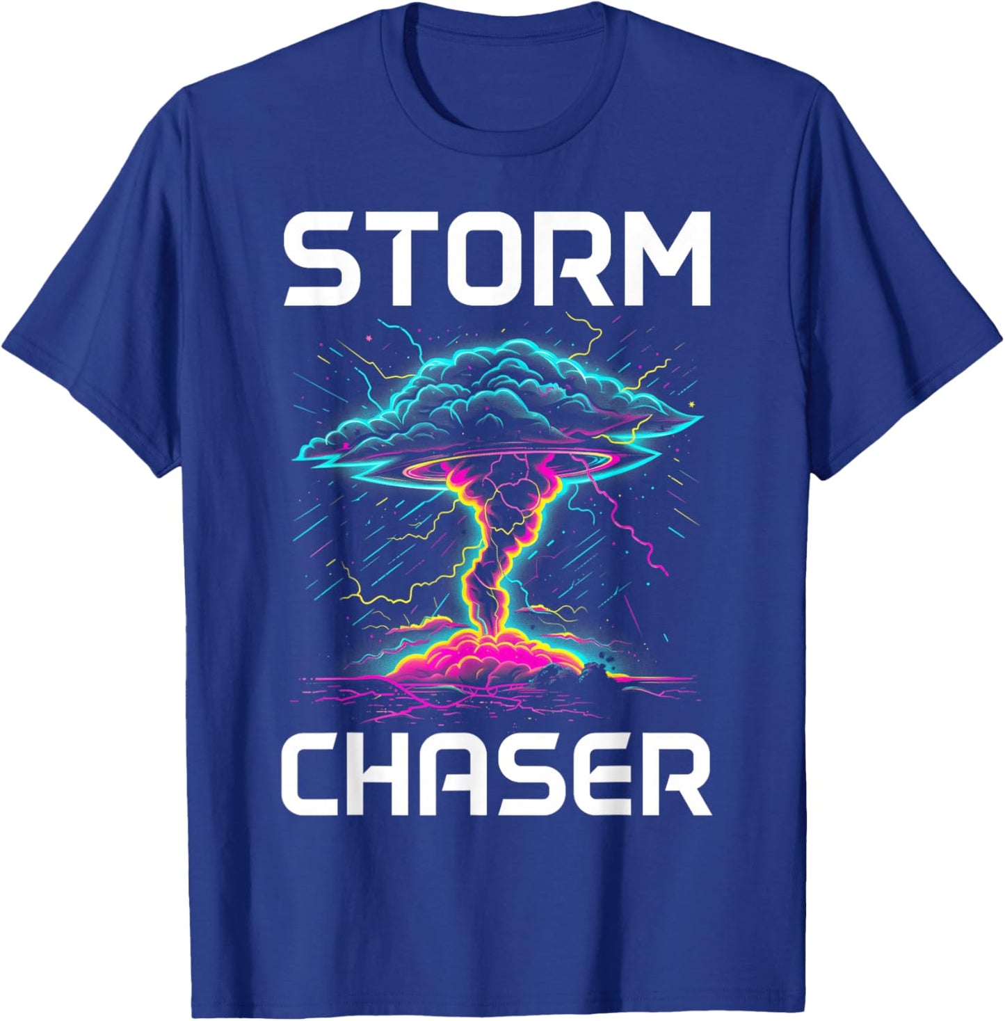 Storm Chasing Tornado Chaser Meteorologist Meteorology T-Shirt - T-Shirt | Royal