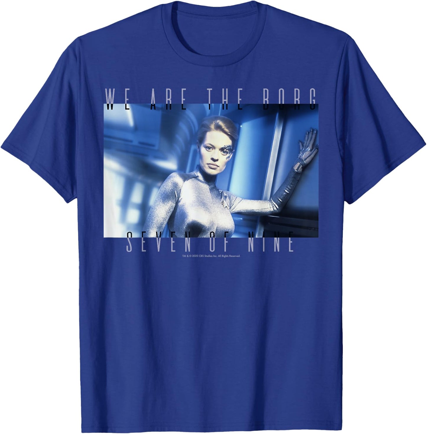 Star Trek: Voyager We Are The Borg Seven Of Nine T-Shirt - T-Shirt | Royal