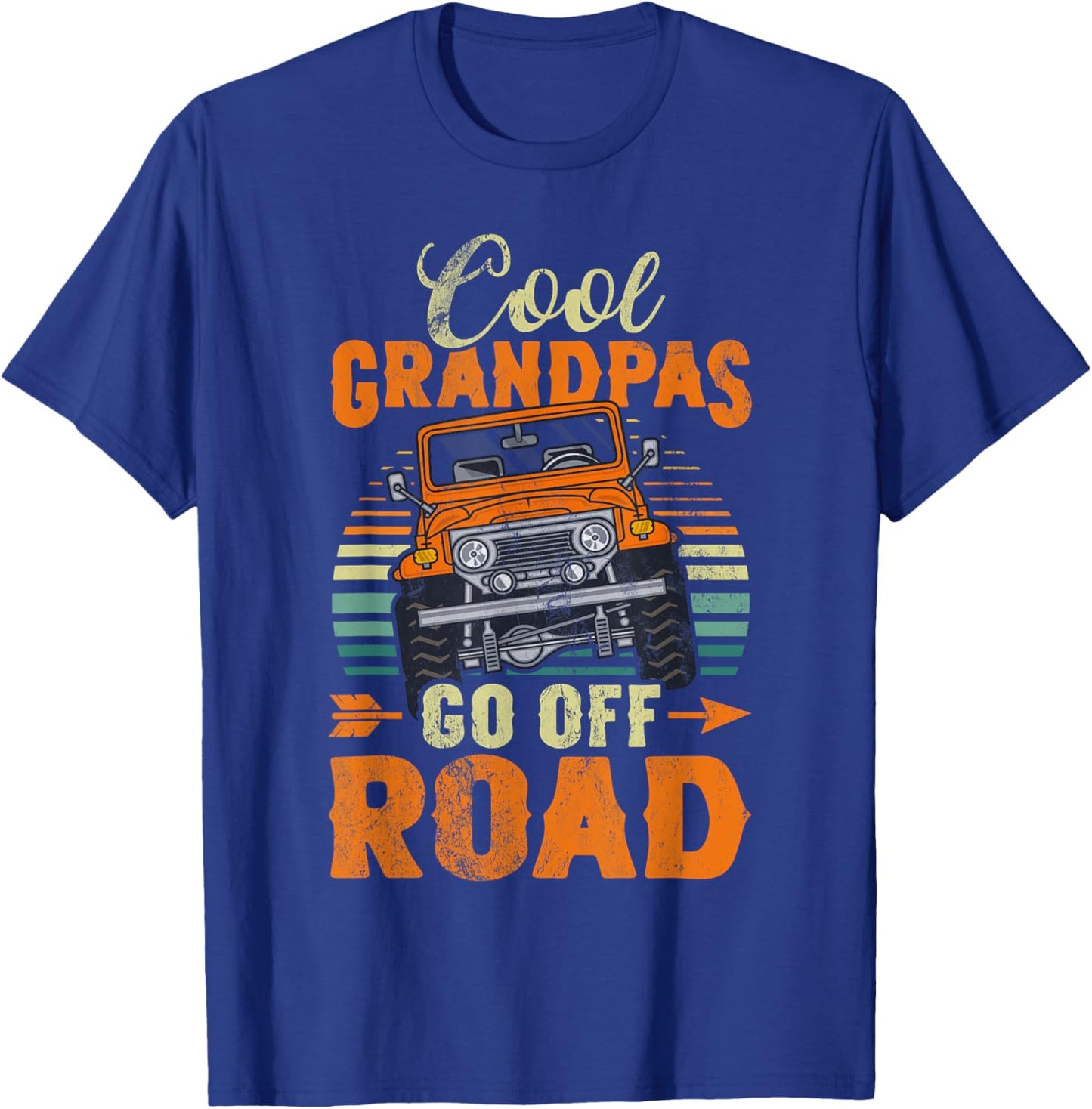 Cool Side By Side Design For Grandpa Dad SxS Offroad UTV T-Shirt - T-Shirt | Royal