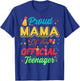 Proud Mama Of An Official Teenager For Family Party T-Shirt - T-Shirt | Royal