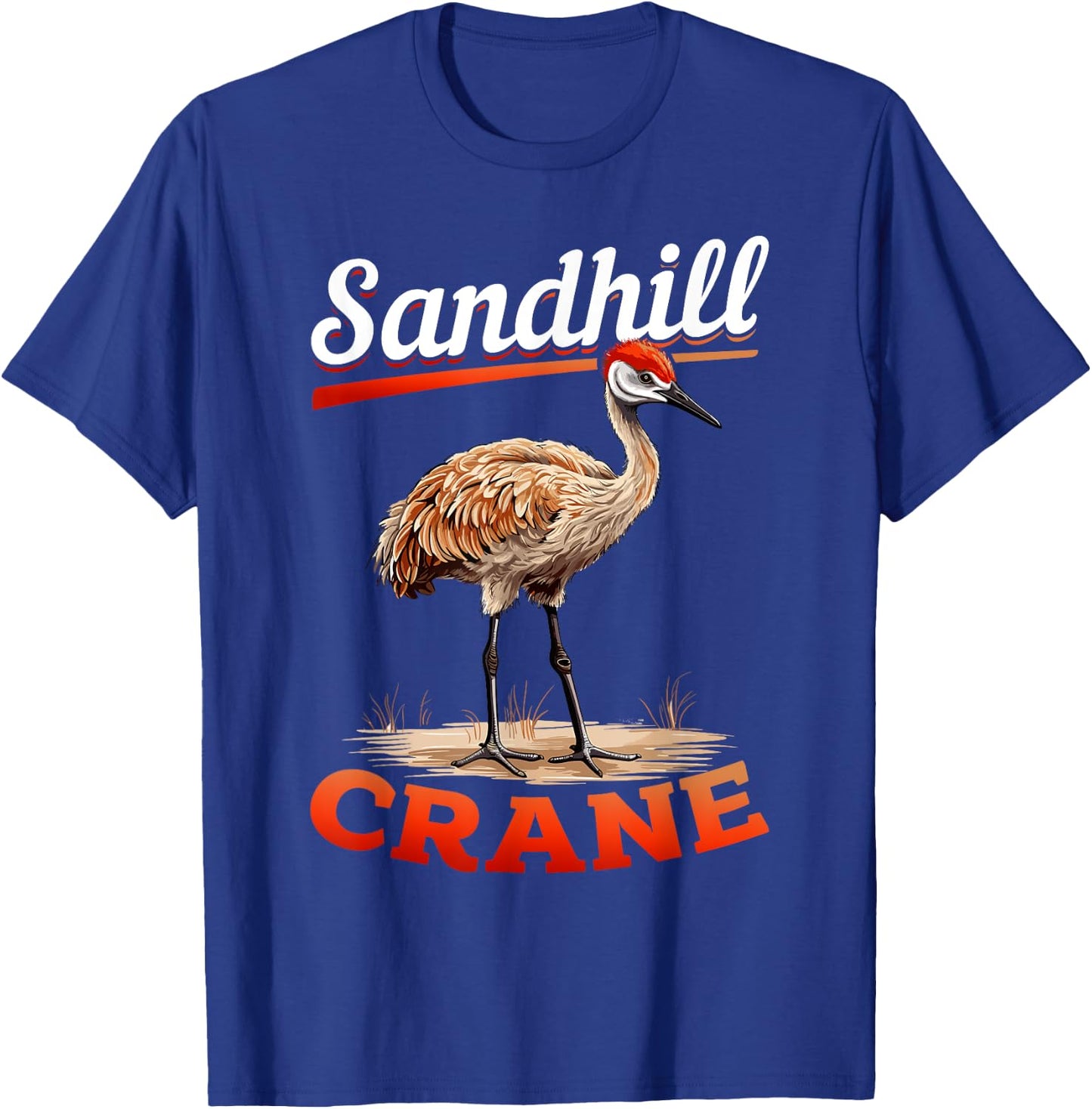 Sandhill Crane Birder Birding - sandhill crane T-Shirt - T-Shirt | Royal
