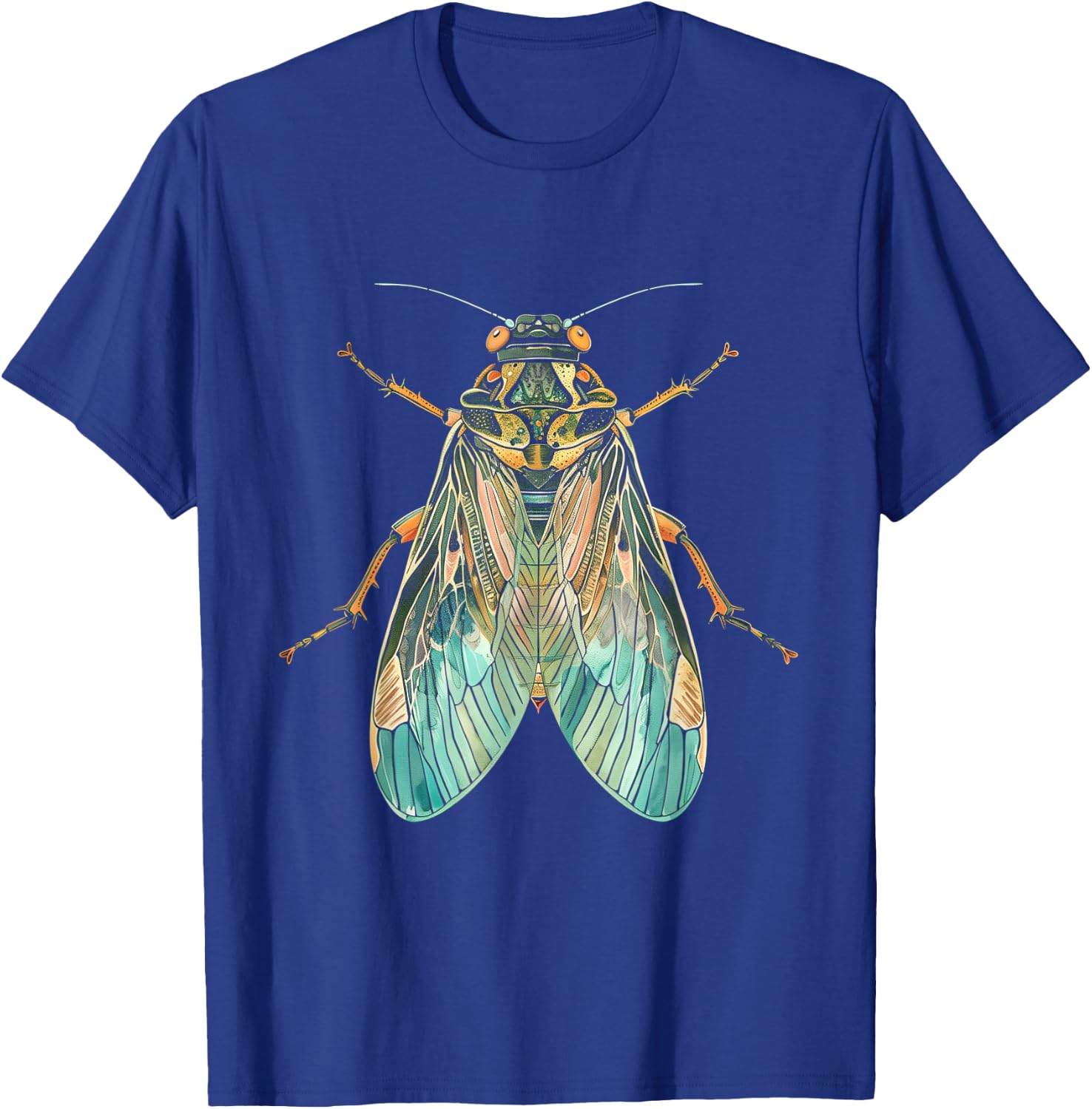 Cicada Insect 2024 Entomology Entomologist T-Shirt - T-Shirt | Royal