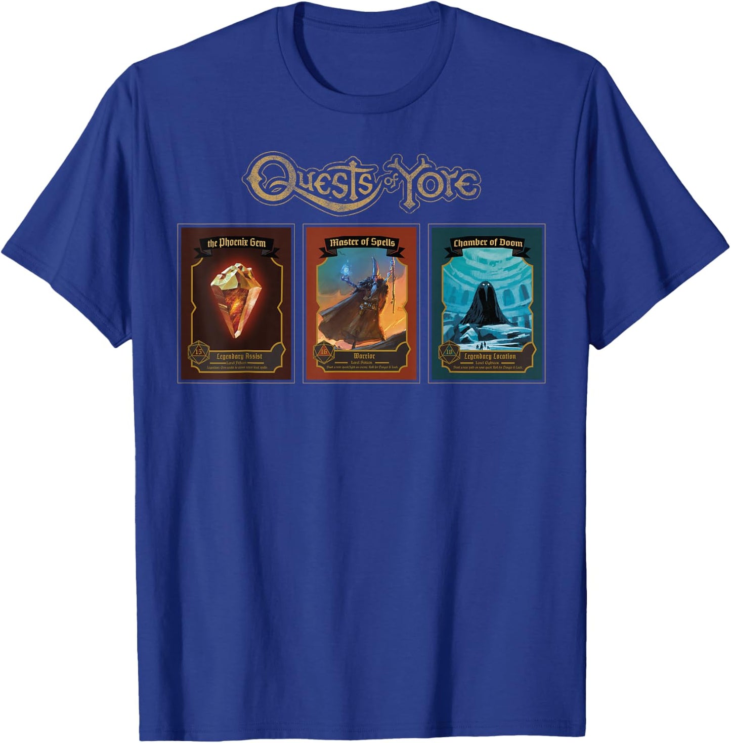 Disney Pixar Onward Quests Of Yore Cards T-Shirt - T-Shirt | Royal