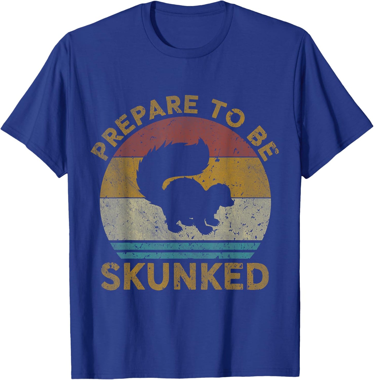 Prepare To Be Skunked Cribbage Lovers Vintage Cribbage Game T-Shirt - T-Shirt | Royal
