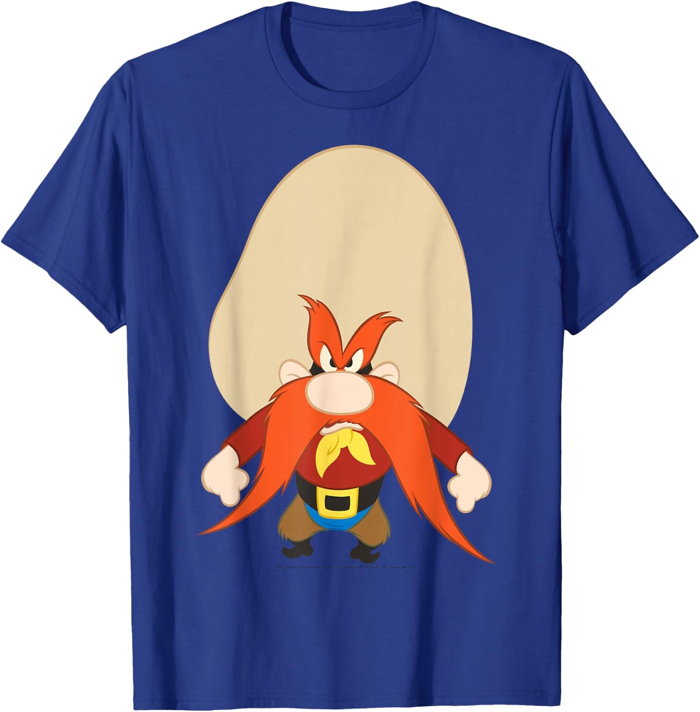 Looney Tunes Yosemite Sam Angry Portrait T-Shirt - T-Shirt | Royal