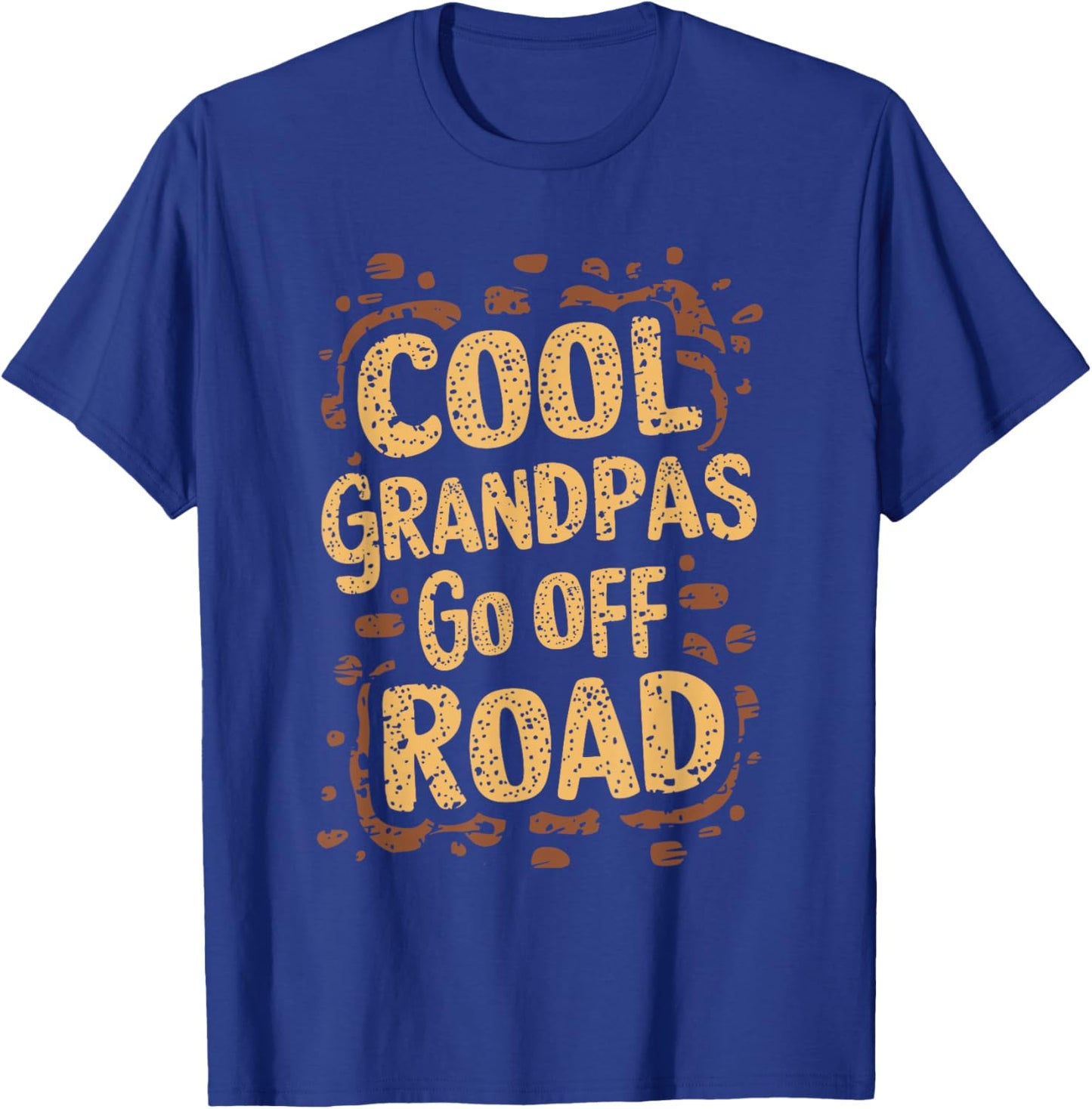 Cool Grandpas Go Off Road T-Shirt - T-Shirt | Royal