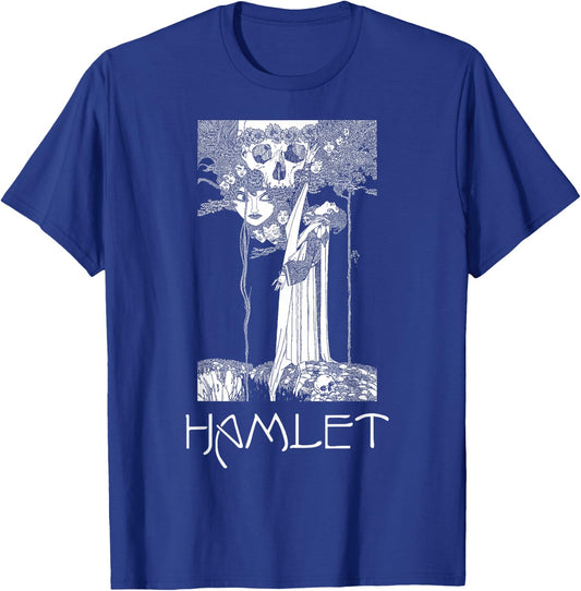 Shakespeare Hamlet Ophelia Skull English Literature T-Shirt - T-Shirt | Royal
