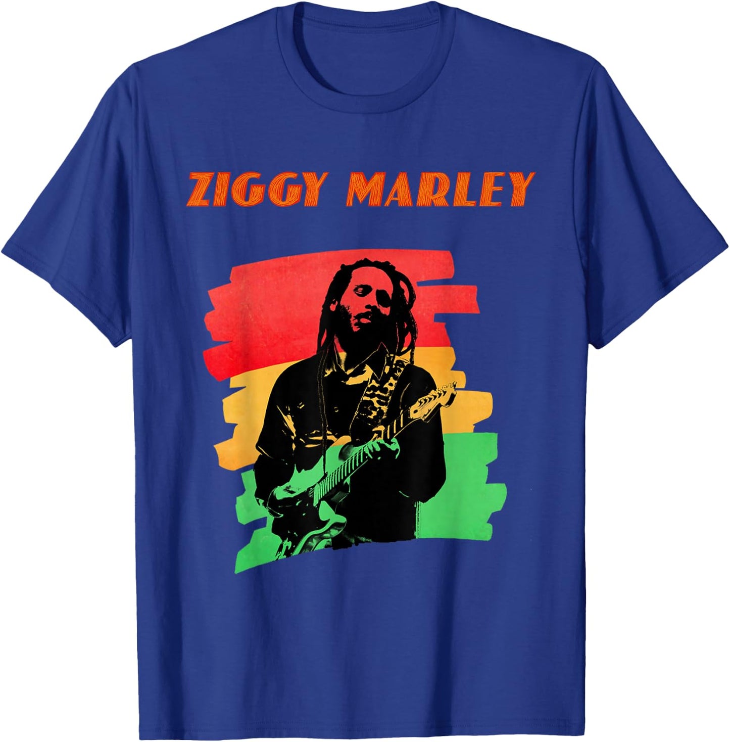 Ziggy Marley - Official Merchandise - Red Green Gold T-Shirt - T-Shirt | Royal