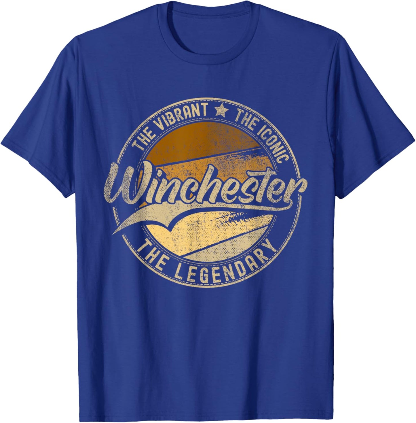 Winchester TN | Tennessee | Vintage Distressed T-Shirt - T-Shirt | Royal