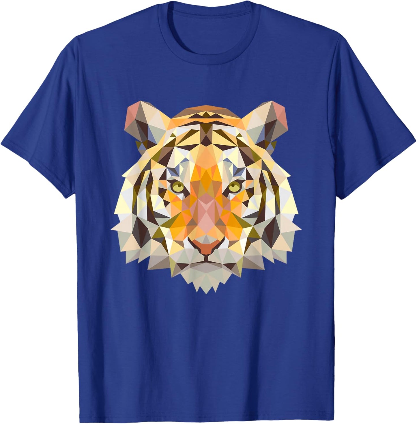 Tiger Face Wild Animal Tiger Small T-Shirt - T-Shirt | Royal