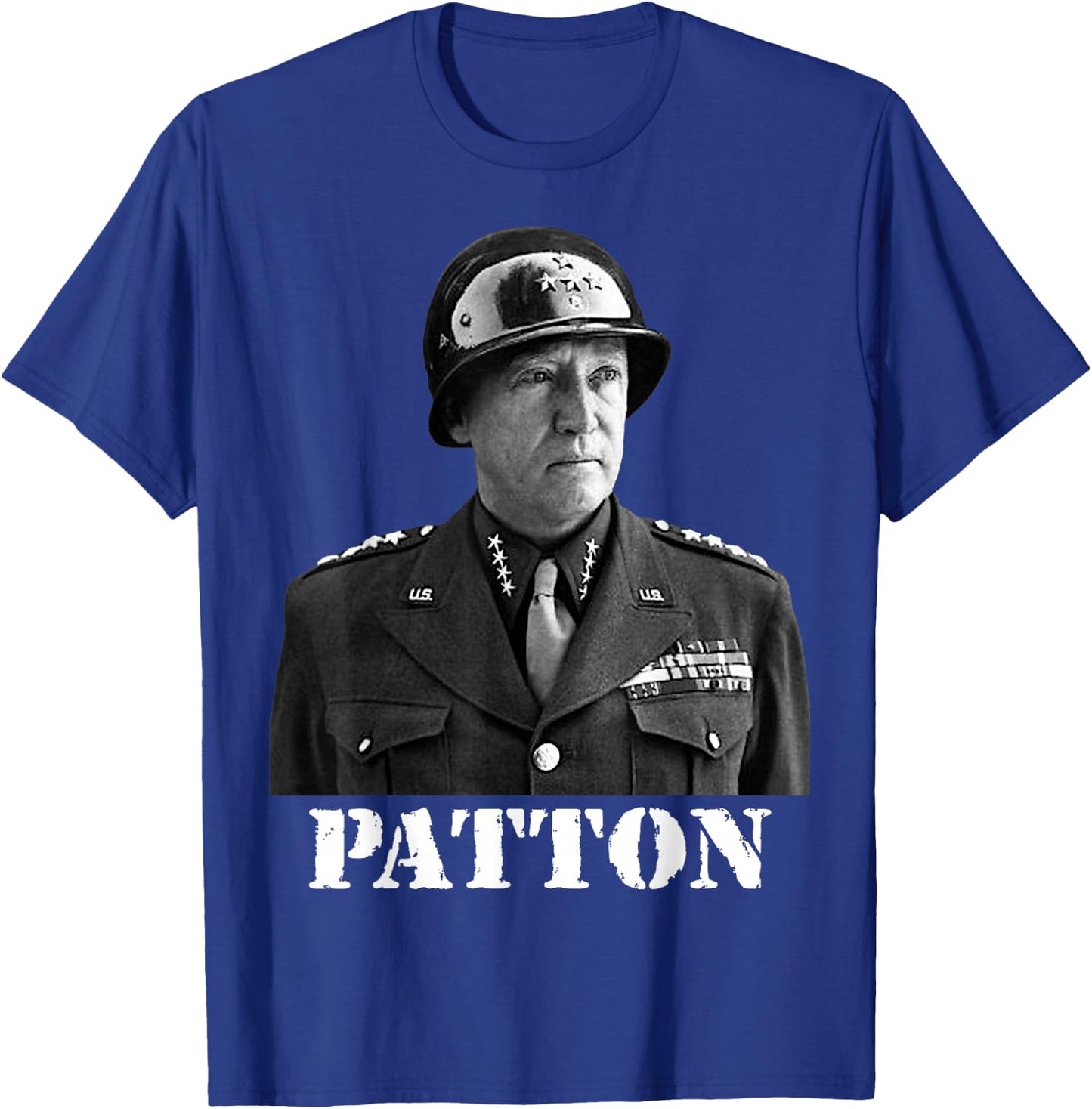 George Patton World War II Victory Memorial Independence Day T-Shirt - T-Shirt | Royal