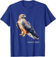 Cooper's Hawk Graphic Wildlife Birder T-Shirt - T-Shirt | Royal