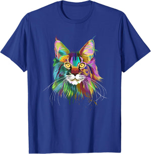 Splash Maine Coon Cat T-Shirt - T-Shirt | Royal