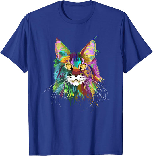 Splash Maine Coon Cat T-Shirt - T-Shirt | Royal