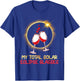 Drinking Wine And Watching My Total Solar Eclipse Glasses T-Shirt - T-Shirt | Royal