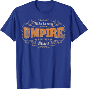 Retro Profession This Is My Umpire T-Shirt - T-Shirt | Royal
