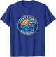 Montevideo Uruguay Vintage Nautical Waves Design T-Shirt - T-Shirt | Royal