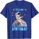 It's My Birthday Astronaut Youth Kids Outer Space Lovers T-Shirt - T-Shirt | Royal