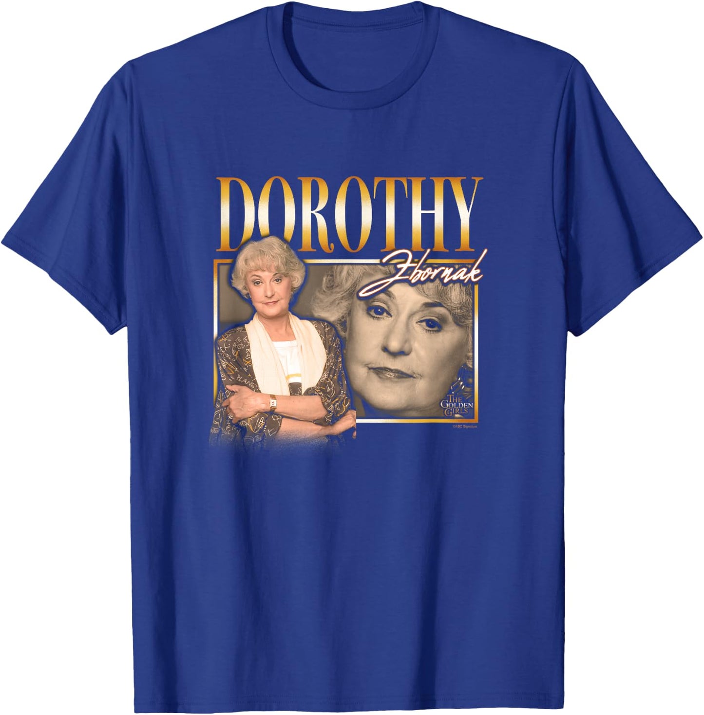 The Golden Girls Iconic Dorothy Znornak 90s Retro Portrait T-Shirt - T-Shirt | Royal