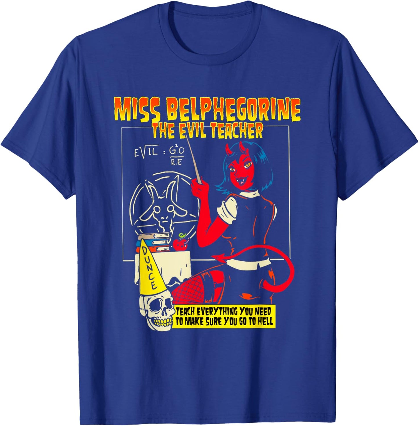 Miss Belphegorine Belphegor Demon Succubus Evil Teacher Women T-Shirt - T-Shirt | Royal