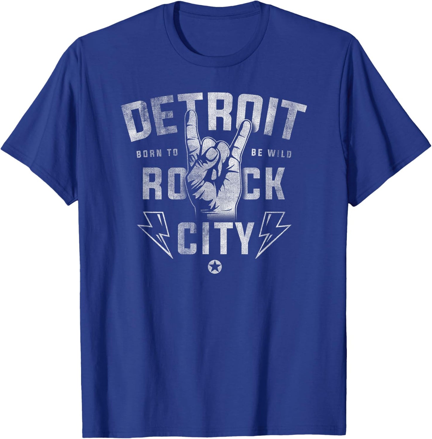 Detroit City Style Apparel women - Detroit Rock City T-Shirt - T-Shirt | Royal