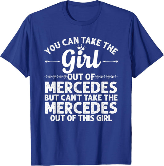 Girl Out of Mercedes TX Texas Gift Funny Home Roots USA T-Shirt - T-Shirt | Royal
