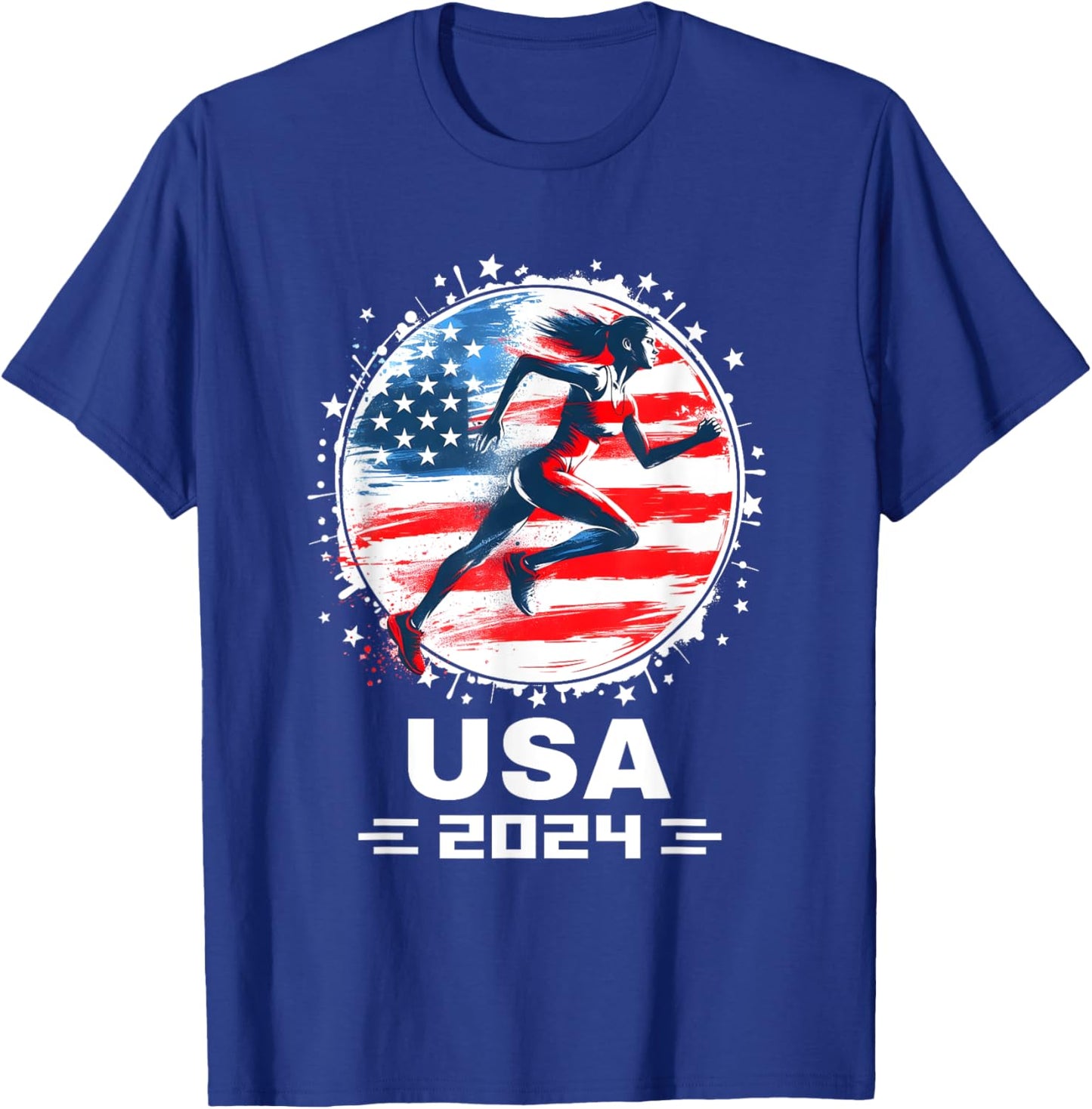 Track and Field USA 2024 Track and Field USA Team T-Shirt - T-Shirt | Royal